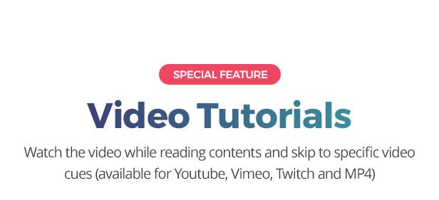 Video tutorial