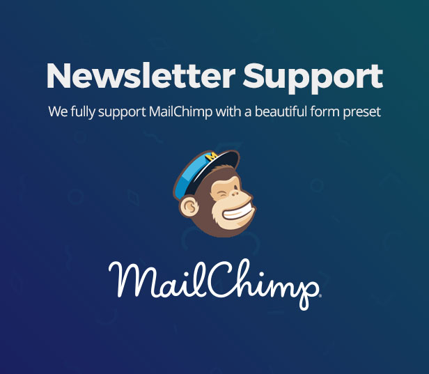 Mailchimp newsletter support